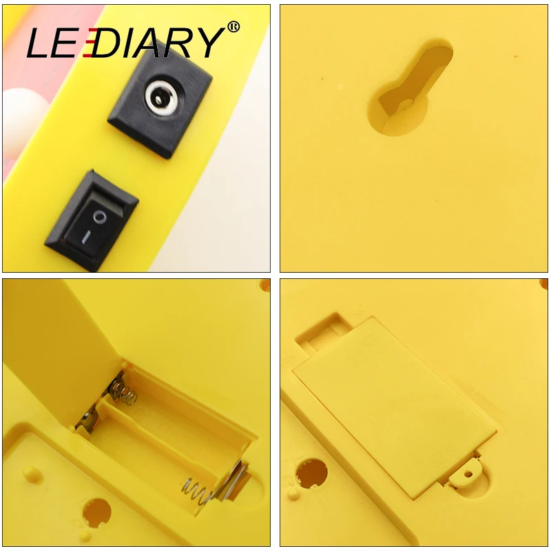 LEDIARY 3D LED красочные баскетбольные футбольные ночные светильники с USB зарядным