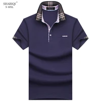 shabiqi brand clothing 2022 new men polo shirt men cotton casual polo shirt men short sleeve breathable shirt plus size s 10xl