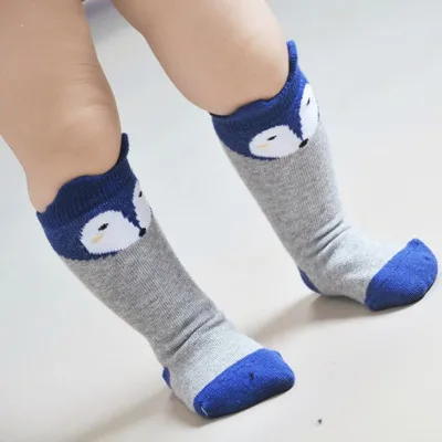 Design 3 Farben Baumwoll Knie Baby Socken Winter Fall Süße Jungen Mädchen Socken Socken