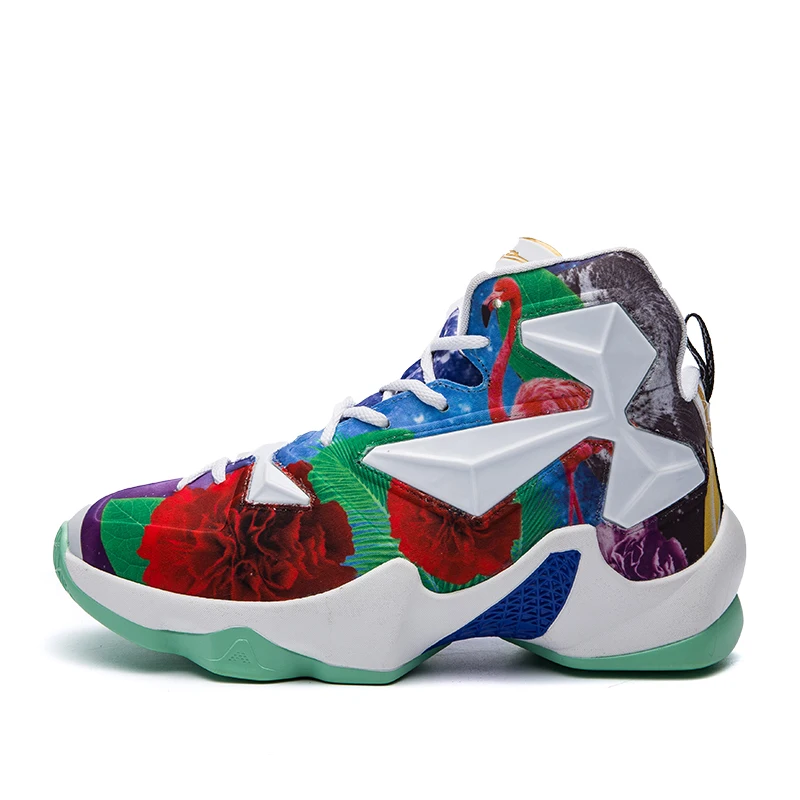 Новая мужская Баскетбольная Обувь 2017 мужские Ботильоны противоскользящие