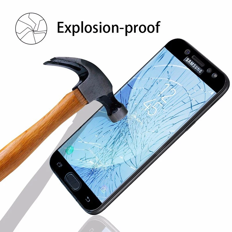 Полный охват Экран протектор для Samsung Galaxy A3 A5 A7 2016 A6 A8 A9 2018 J3 J5 J7 2017 J2