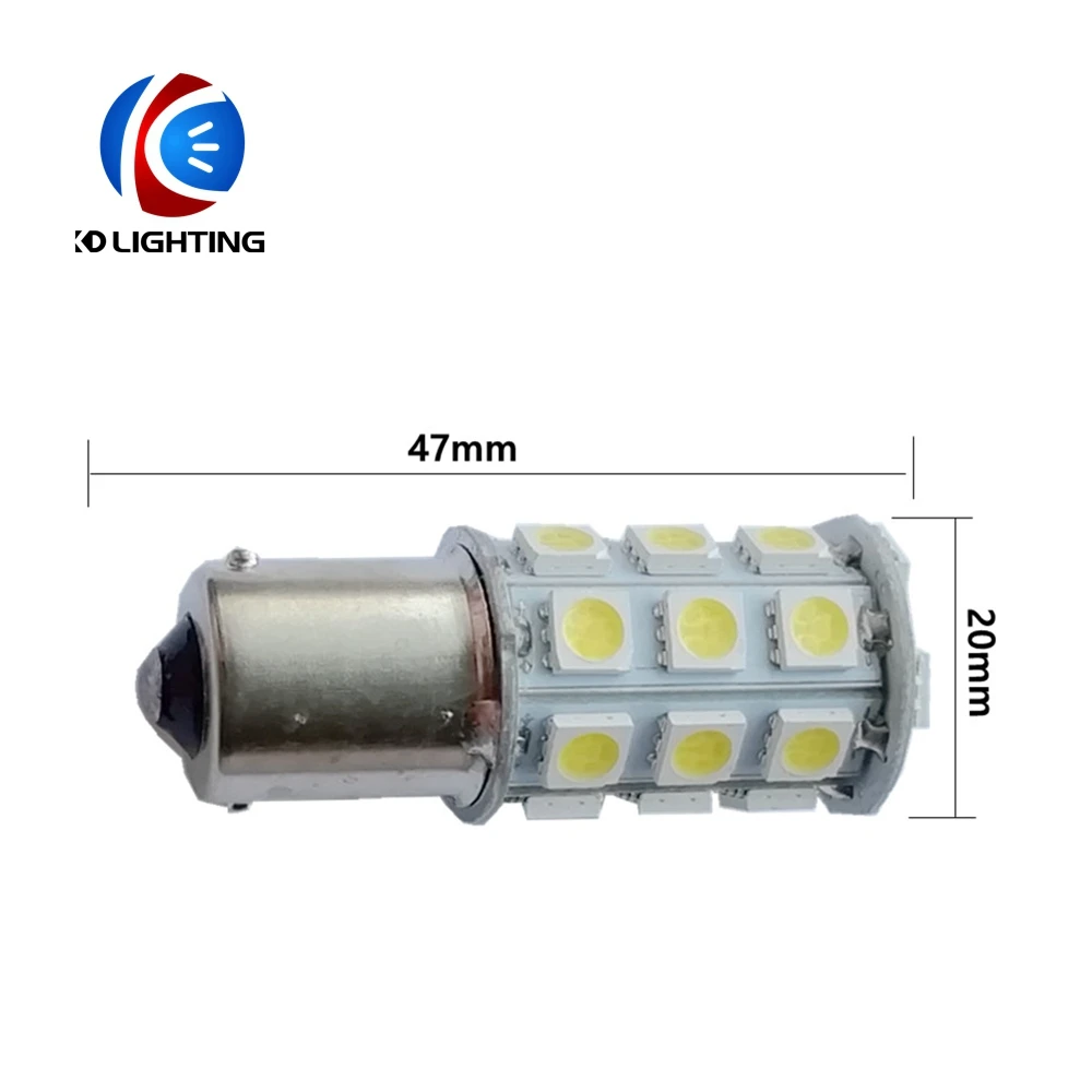 KD 100 шт./партия P21W BA15s 1156 1157 Bay15d 5050 SMD 27 светодиодный Автомобильный источник света