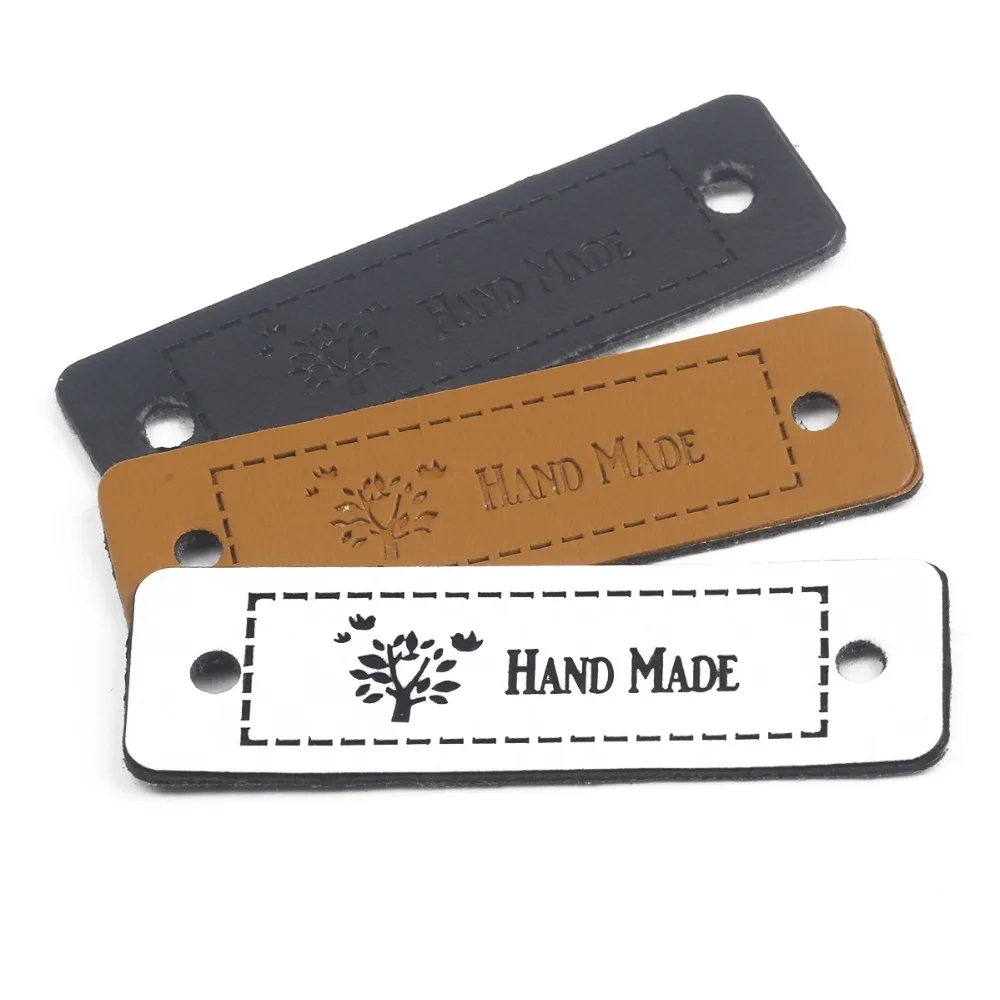 12 шт. кожаные этикетки для одежды обуви|Этикетки одежды| |