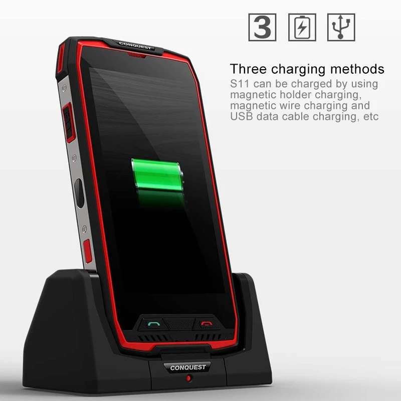 Смартфон Conquest S11 экран 5 дюймов IPS Android 7 0 Восьмиядерный процессор MTK6757 6 ГБ ОЗУ 64 Гб