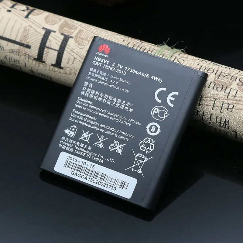 Huawei оригинальный аккумулятор HB5V1 1730 мАч для Y516 Y300 Y300C Y511 Y500 T8833 U8833 G350 Y535C Y336 U02 Y360