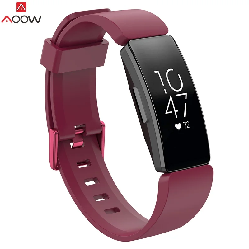 Силиконовый Браслет Ремешок Браслет для Fitbit Inspire/Inspire HR трекер активности умные часы замена часы ремешок на запястье