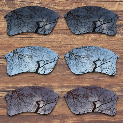 Black.Silver.Brown ToughAsNails поляризованные Сменные линзы для солнцезащитных очков Оукли Flak Jacket XLJ-несколько вариантов - Цвет линз: Black.Silver.Brown