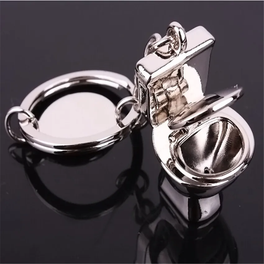 Новинка 2017 Модный повседневный мужской подарок для девочек брелок с унитазом