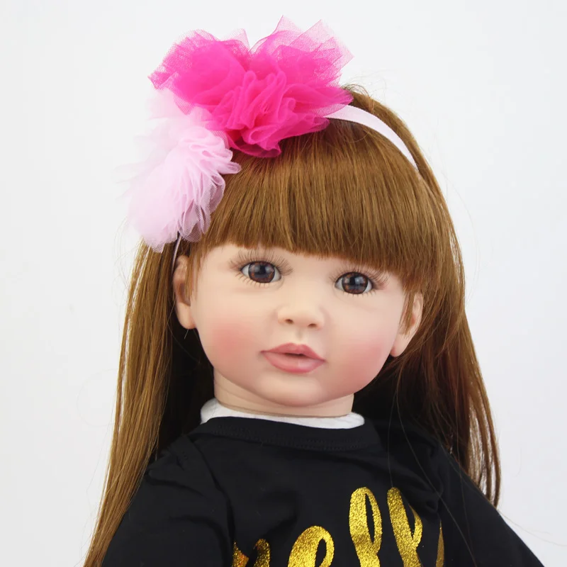 60 см Силиконовые Винил Reborn Baby Doll принцессы малыша живой девушки изысканный