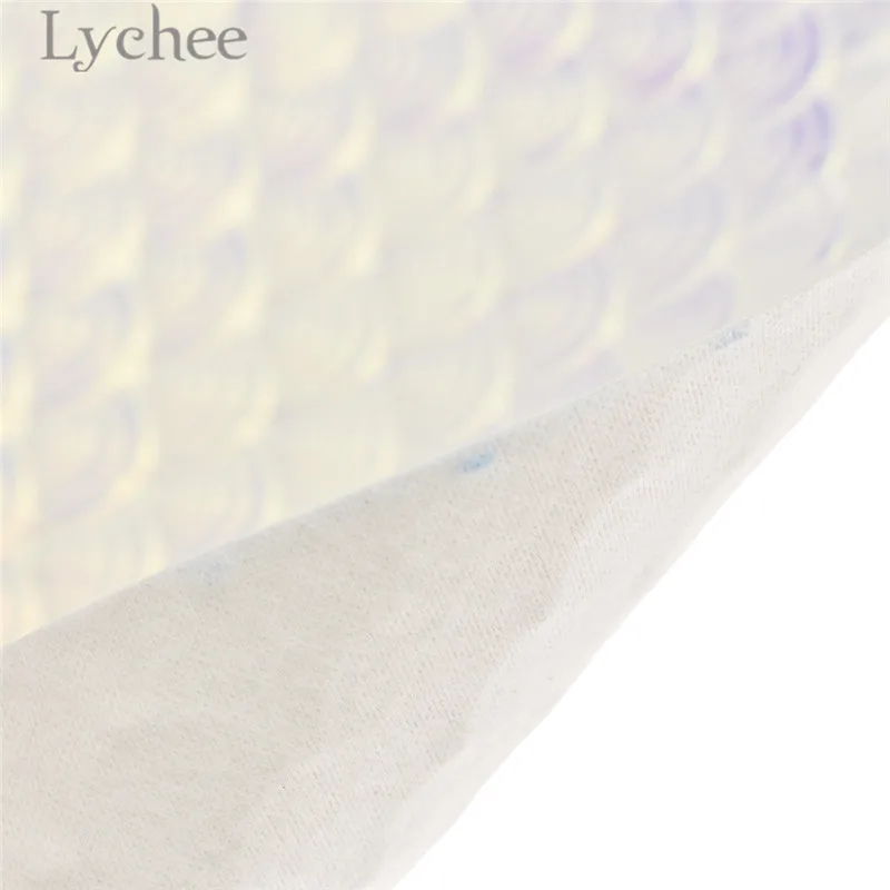 Lychee Life 21x29 см A4 Единорог блестящая искусственная ткань высокое качество