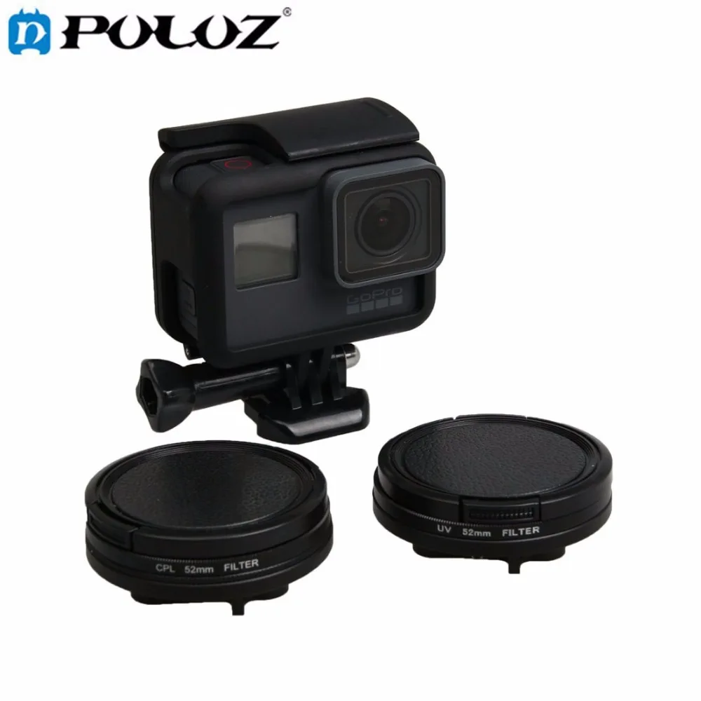 Для GoPro Hero 5 Black edition/GoPro HERO5 52 мм фильтр объектива (CPL + крышка шестигранный гаечный