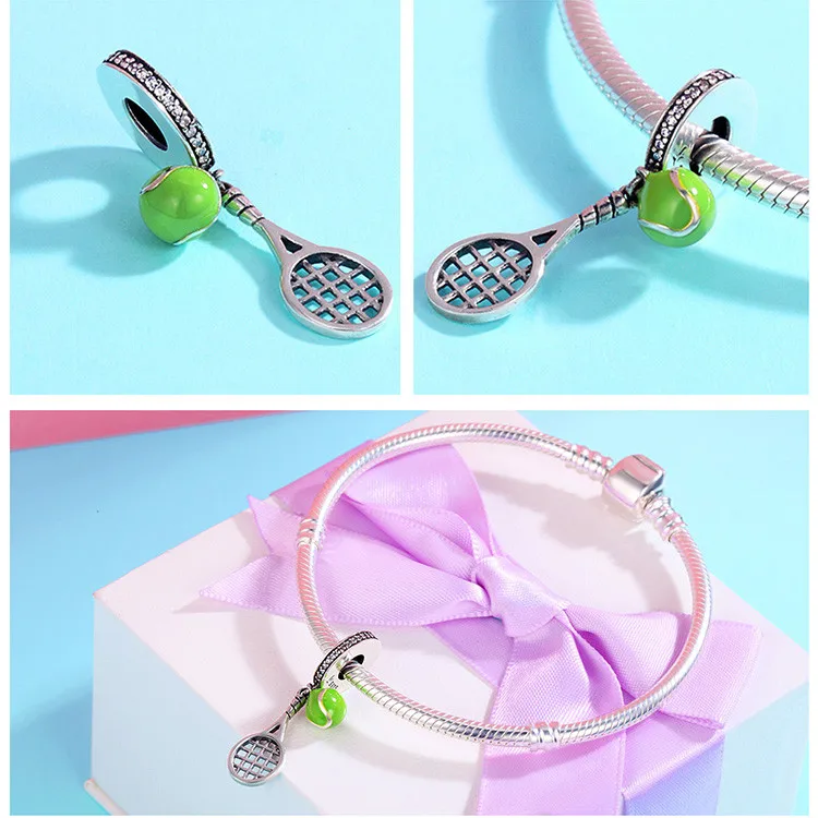 Fit Pandora браслет из стерлингового серебра 925 пробы милый пчела слон Единорог животное Шарм для женщин семья дерево сказочный замок бусины ювелирные изделия