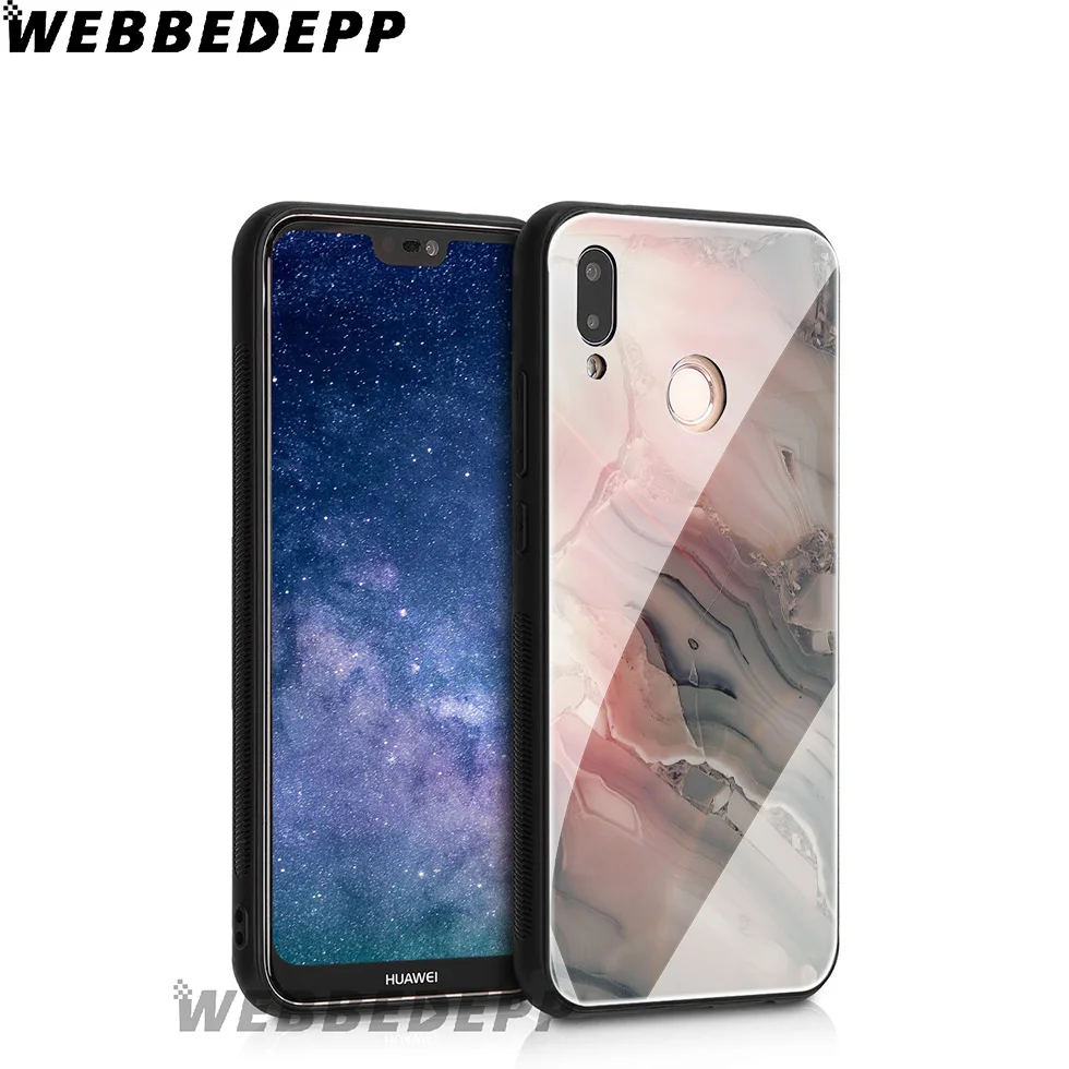 WEBBEDEPP золотой мраморный чехол из закаленного стекла для Huawei Mate 20 P20 P10 P Smart 2019 2018 &amp