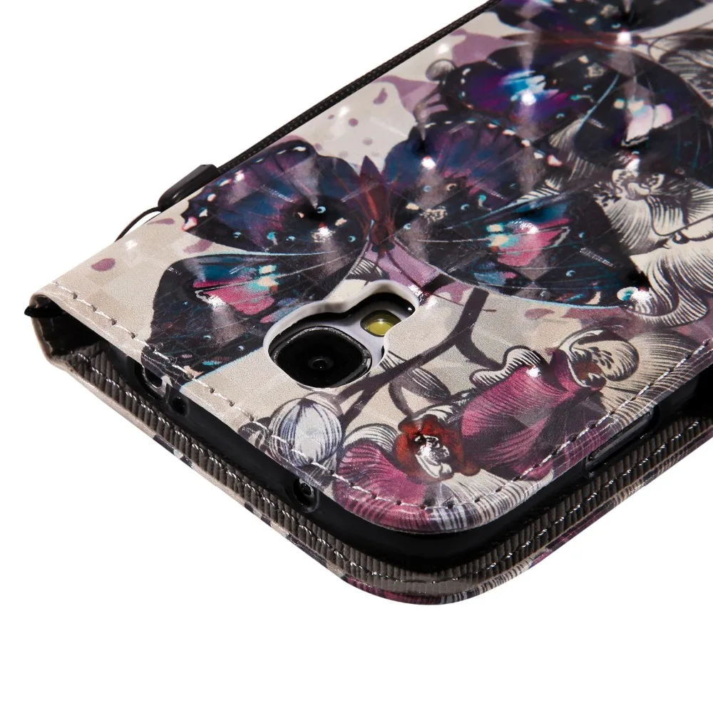 Роскошный телефон задняя крышка Coque сумка 3D чехол для Samsung Galaxy s4 чехол Флип sm-i9500 5.0"