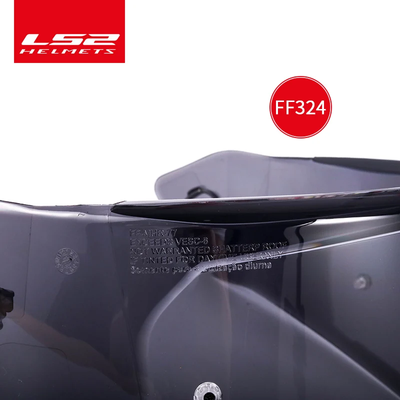LS2 ff324 шлем темно-дымчатый козырек подходит для LS2 метро V3 модель с pinlock отверстия черный объектив не подходит для LS2 метро EVO
