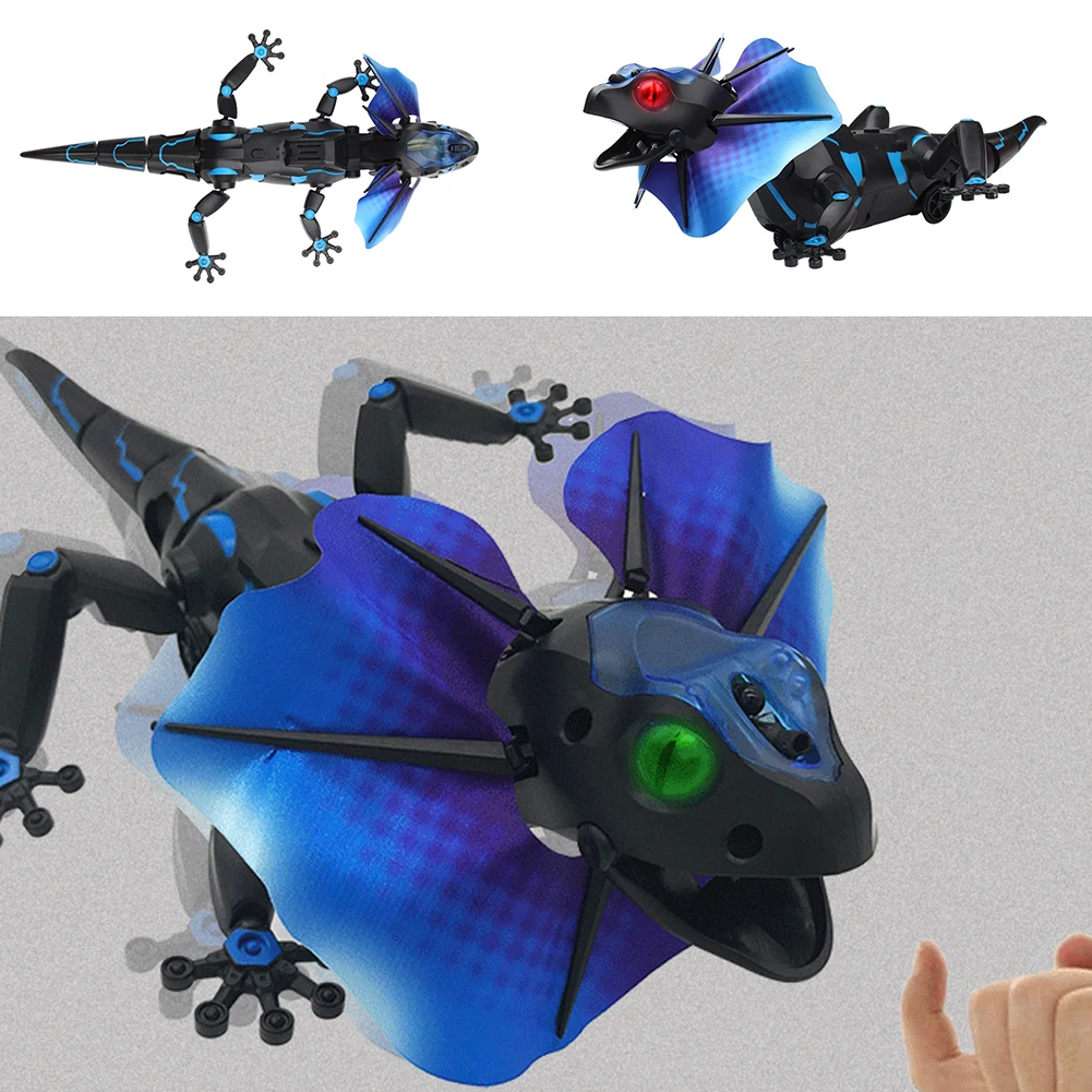 Детская игрушка электрический RC пульт дистанционного управления ящерица инновационный робот инфракрасная искусственная ящерица реалистичный ползать смешной ловкий Игрушки для мальчиков