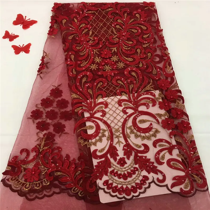 Cassiel Высокое качество тюль кружева розовый цвет африканская кружевная ткань с