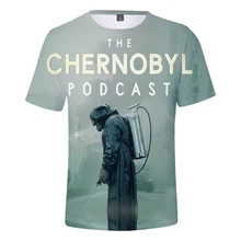 3D Чернобыль один кусок Kpop Мужская футболка лето Харадзюку Camiseta