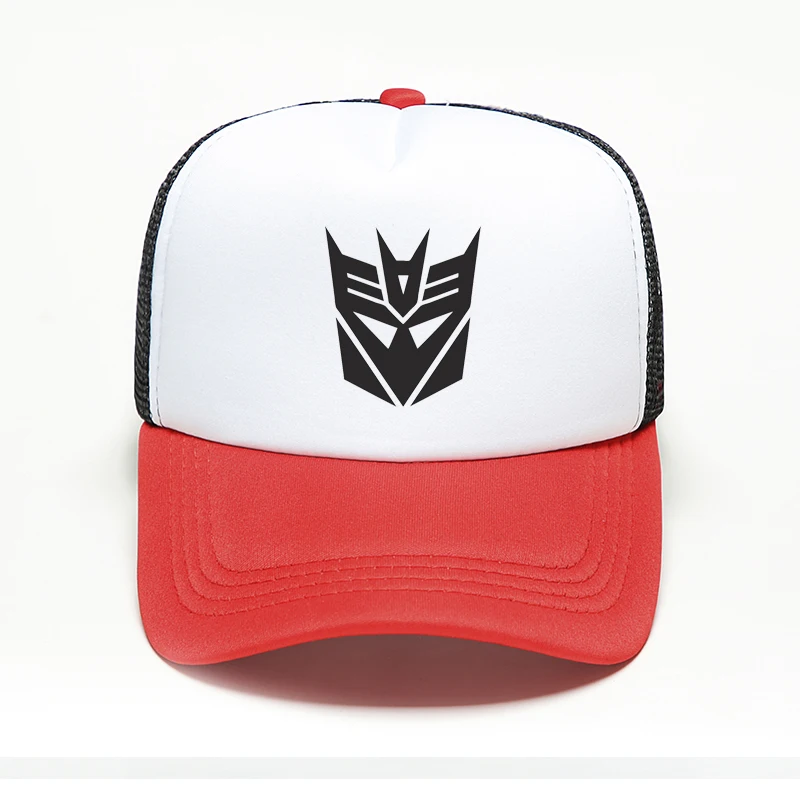 Новинка бейсболка с принтом трансформеров Autobots Decepticons Робот Оптимус Прайм Кепка