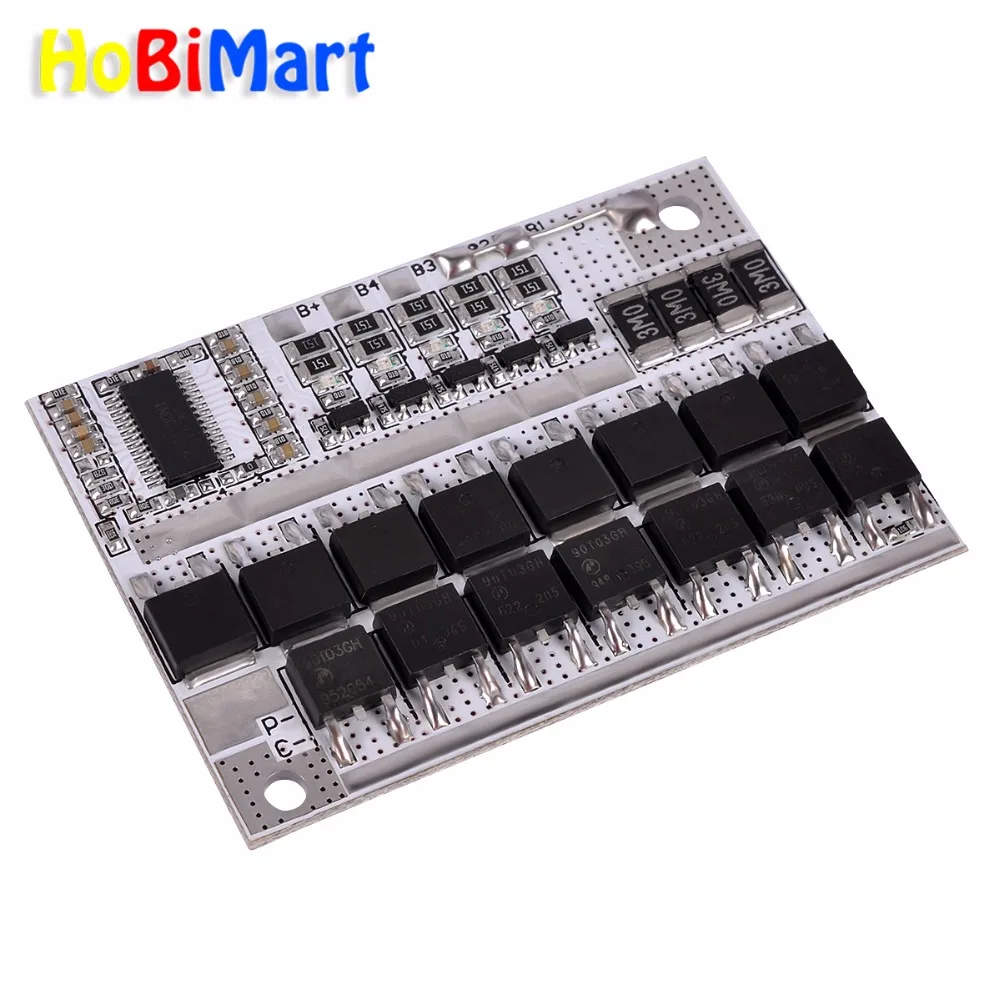 HoBiMart 1 шт. 12 В 50A 5S BMS Li Ion LiFePO4 срок службы ЛМО литиевая батарея зарядное устройство