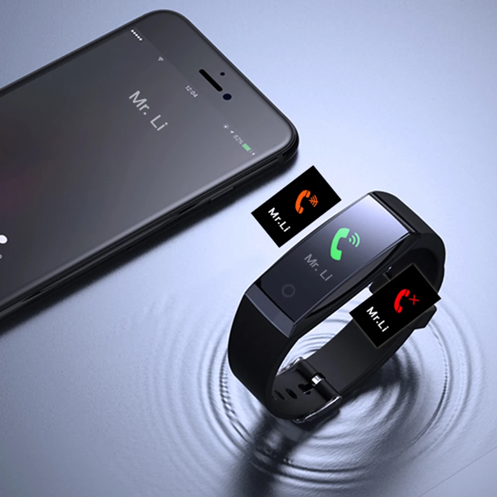 W8 смарт браслет IP67 водонепроницаемый трекер сердечного ритма Смарт Браслет