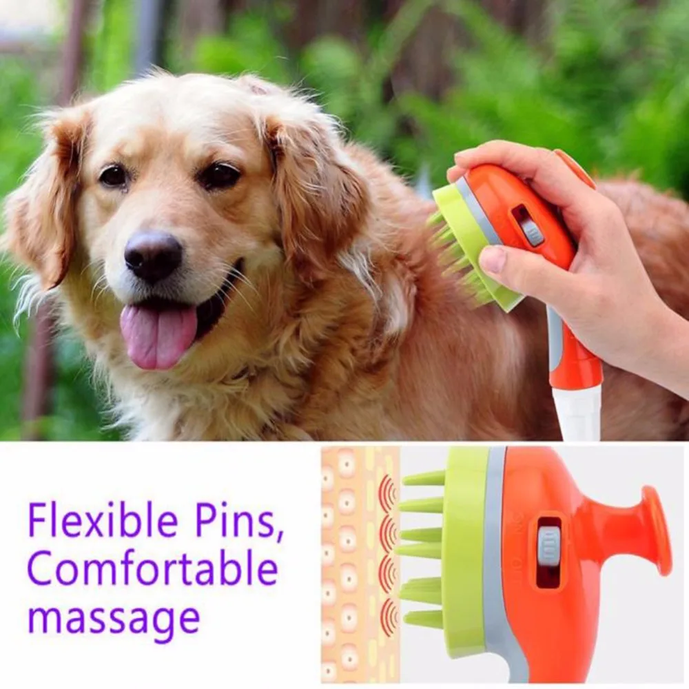 Petstyle Pet Shower Head Bath Brush Dogs Cats Massage Comb Washing Supply Sprinkler Wash 3 Color |