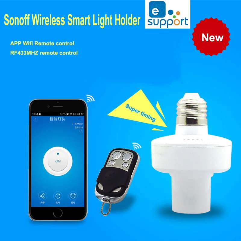 ITEAD sonoff Wi-Fi Беспроводной Дистанционное управление DIY Smart Switch rf433 универсальный