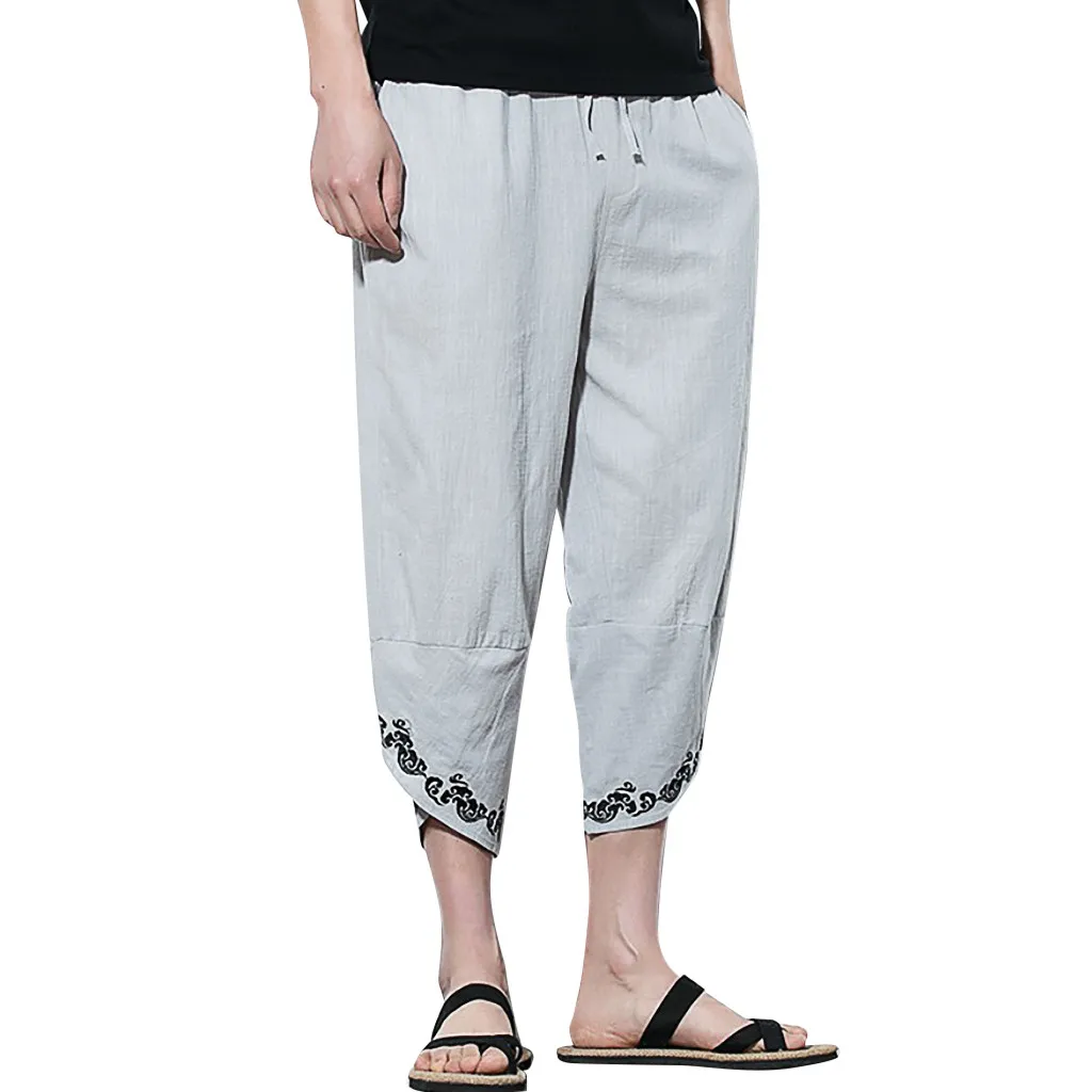 2019 новые летние мужские повседневные штаны-шаровары удобные штаны для пробежек