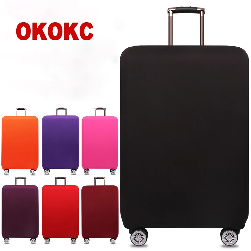 OKOKC утолщенная эластичная однотонная искусственная кожа для путешествий