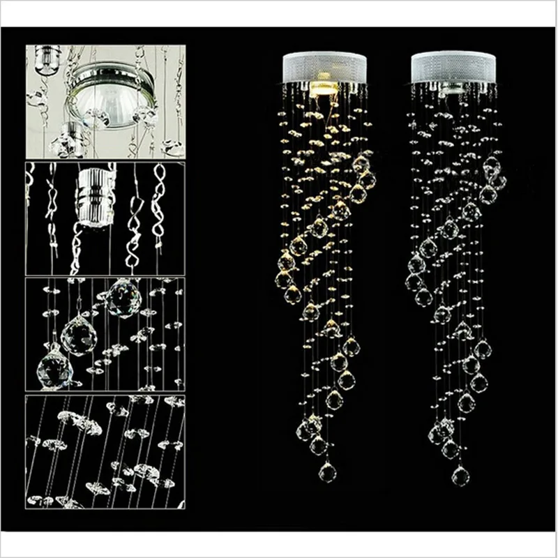 Лучшая цена современная роскошная светодиодная хрустальная люстра для спальни
