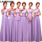2020 женское длинное сексуальное платье сиреневое Лавандовое кружеввечерние пляжное шифоновое ТРАПЕЦИЕВИДНОЕ женское платье принцессы на шнуровке для свадьбы