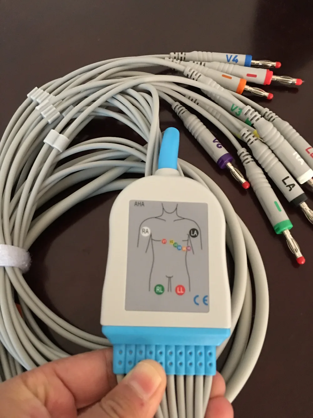 Новый совместимый кабель Schiller EKG с 10 проводами ECG schiller для пациента Banana4.0 AHA AT3 AT6 CS6