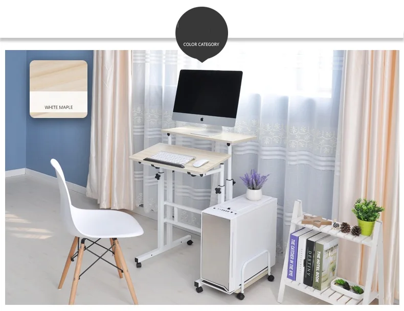 Стоя wo язык ноутбук Desktop comter стол подъемный стол