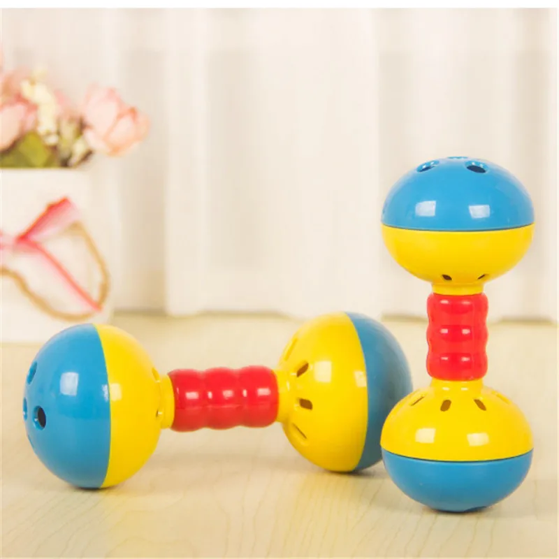 1 шт. детская кровать погремушки для коляски пластиковая двойная голова музыка