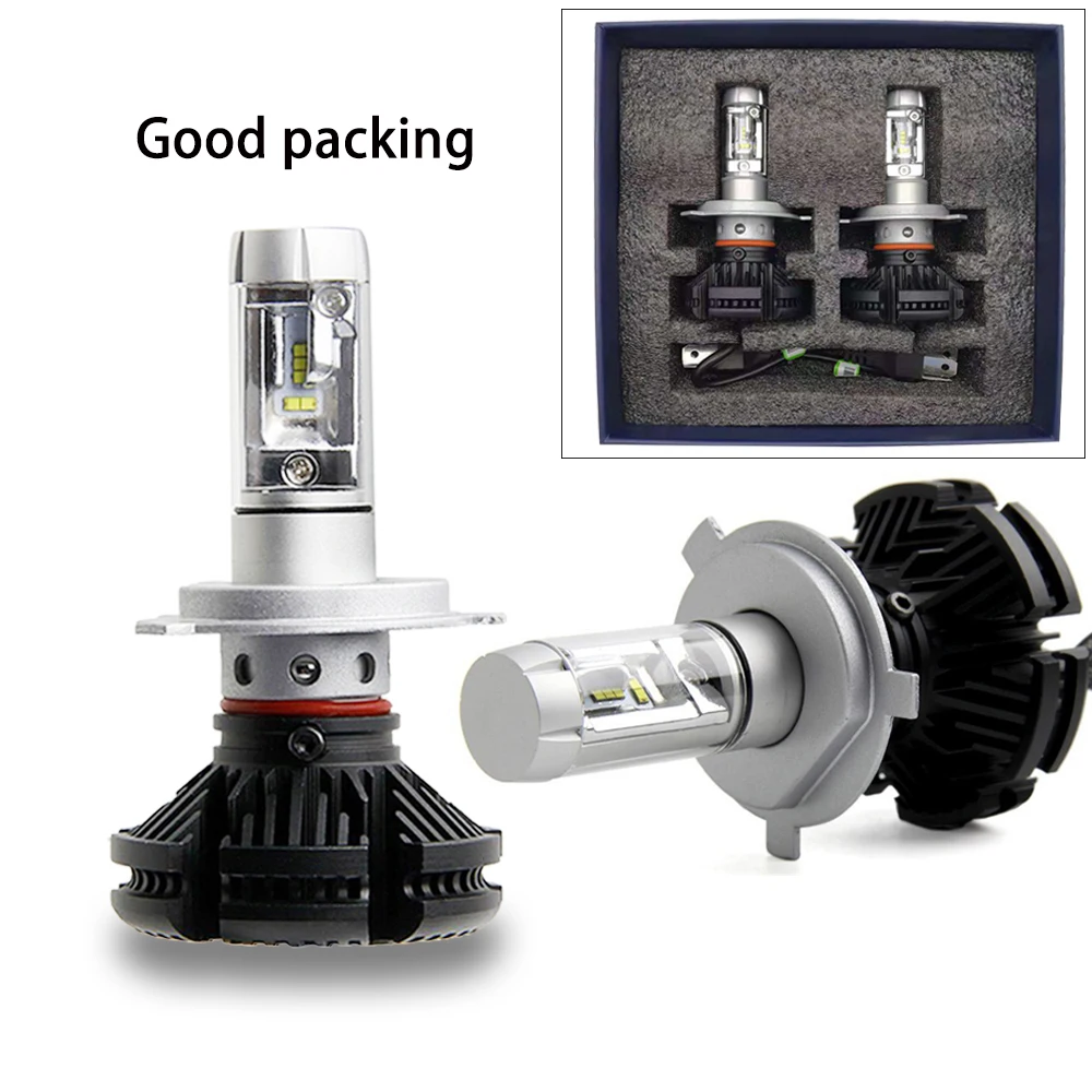 HAMRVL X3 светодиодный фары 50 W 6000LM H4 H7 фар автомобиля 3000 K/6500 K/8000 K зэс чип H1 H11 9005 HB3 9006 HB4
