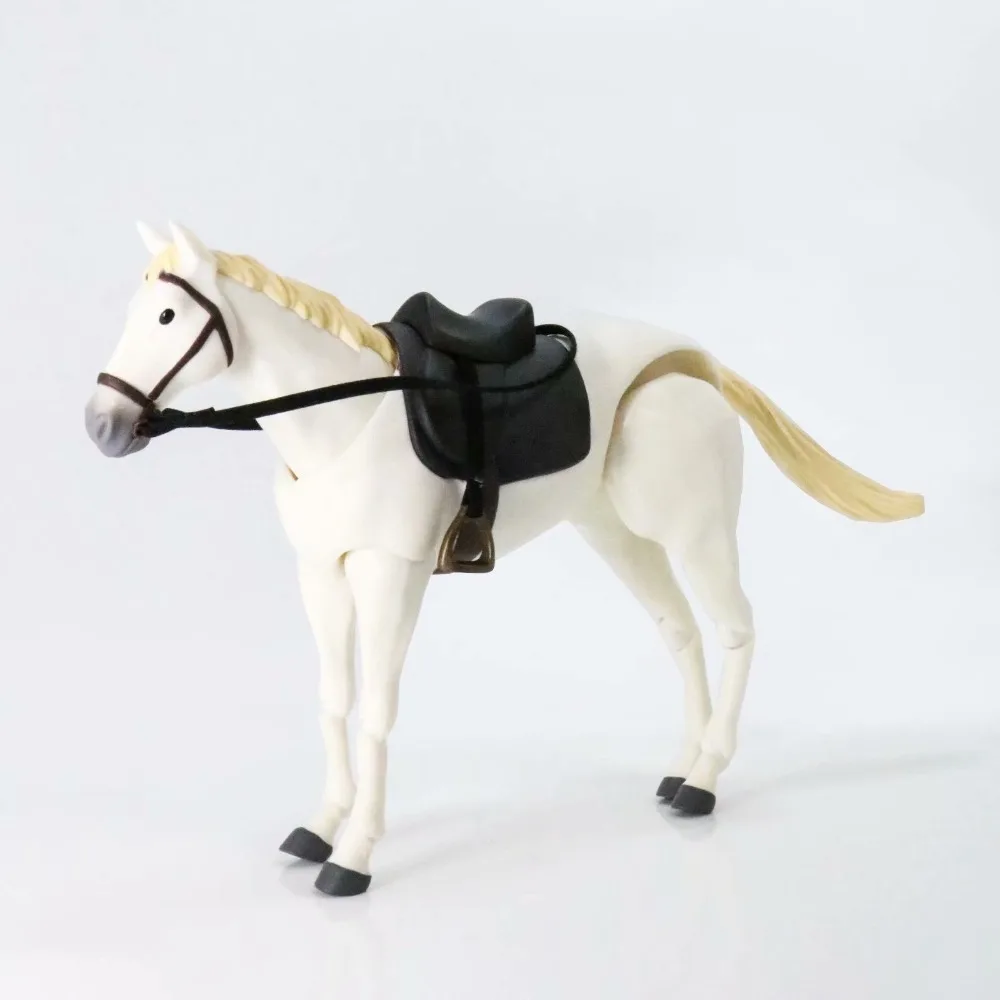 Vogue животные модель фигурки игрушки Figma 246a Лошадь Черная 246b белая лучшая для детей