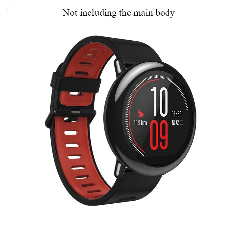 Оригинальные Замена ремешок для Xiaomi Huami Amazfit часы из кремния анти пот подходит
