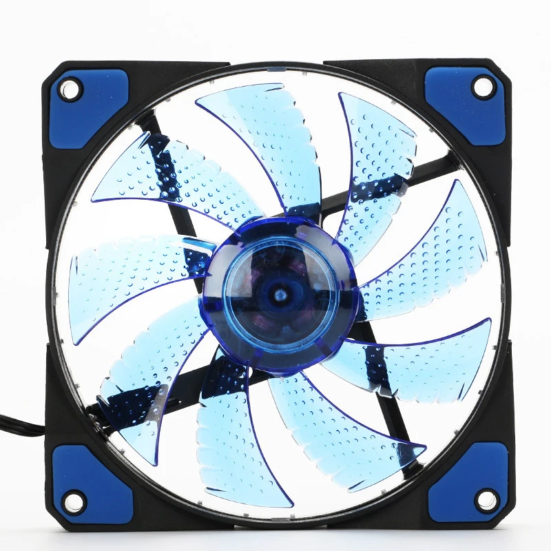 Fan Heatsink Cooler 120mm PC Computer 16dB Ultra Silent 33 LEDs Case Cooling Anti-Vibration Rubber 12CM Laptop Accessories | Компьютеры и