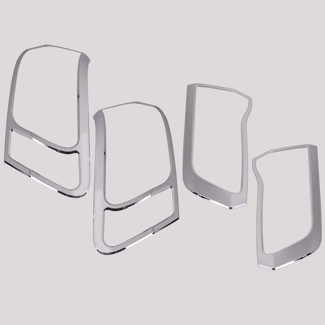 

DWCX ABS Chrome Rear Tail Light Lamp Cover Trim Frame Sticker Fit for Jeep Grand Cherokee 2014 2015 2016