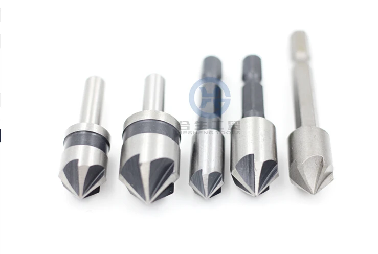 5 шт./компл. набор флейт для дерева металла фасок | Инструменты