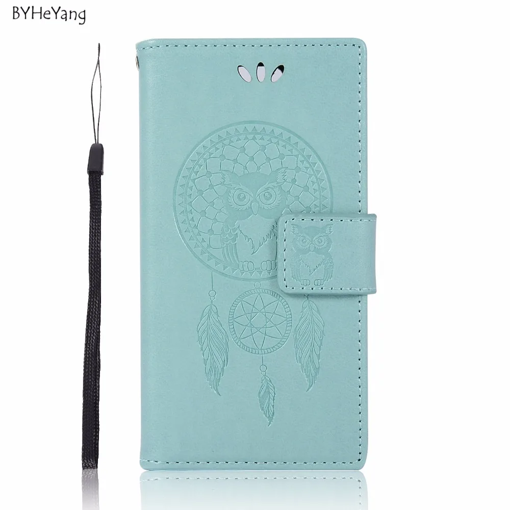 Byheyang для Coque Sony Xperia XZ1 компактный корпус 4.6 &quotоткидная крышка чехол Бумажник