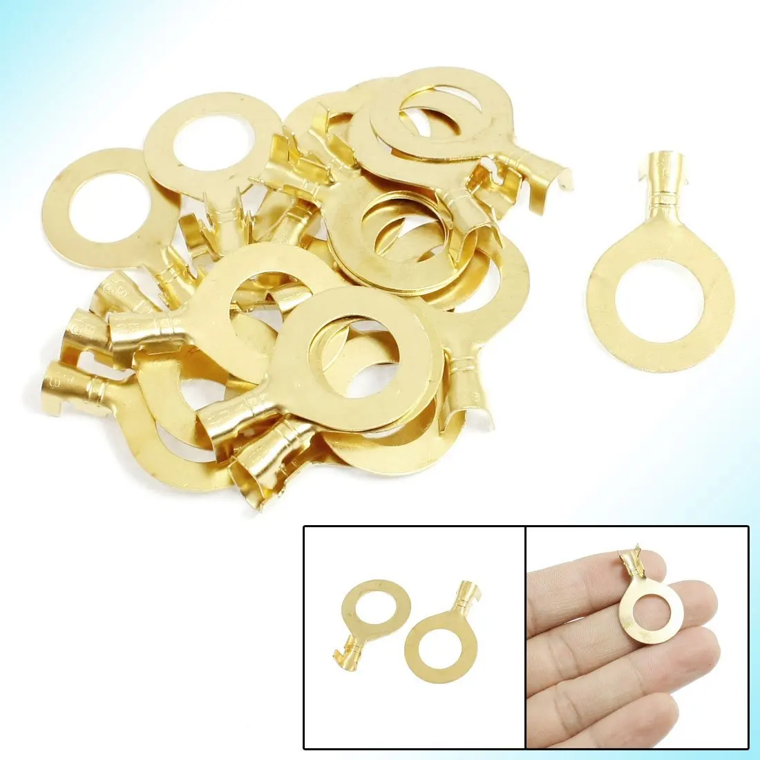 Диаметр 5 мм MYLB-20 шт. Неизолированные кольцевые обжимные клеммные коннекторы 10 |