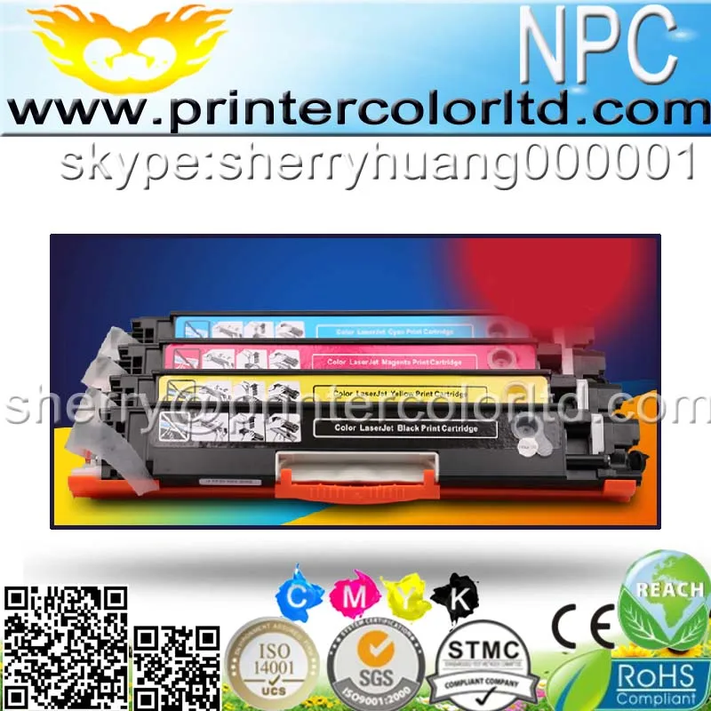 CF350A CF351A CF352A CF353A тонер картридж совместимый для hp m177fw m176n m176 130A цветной s|Картриджи