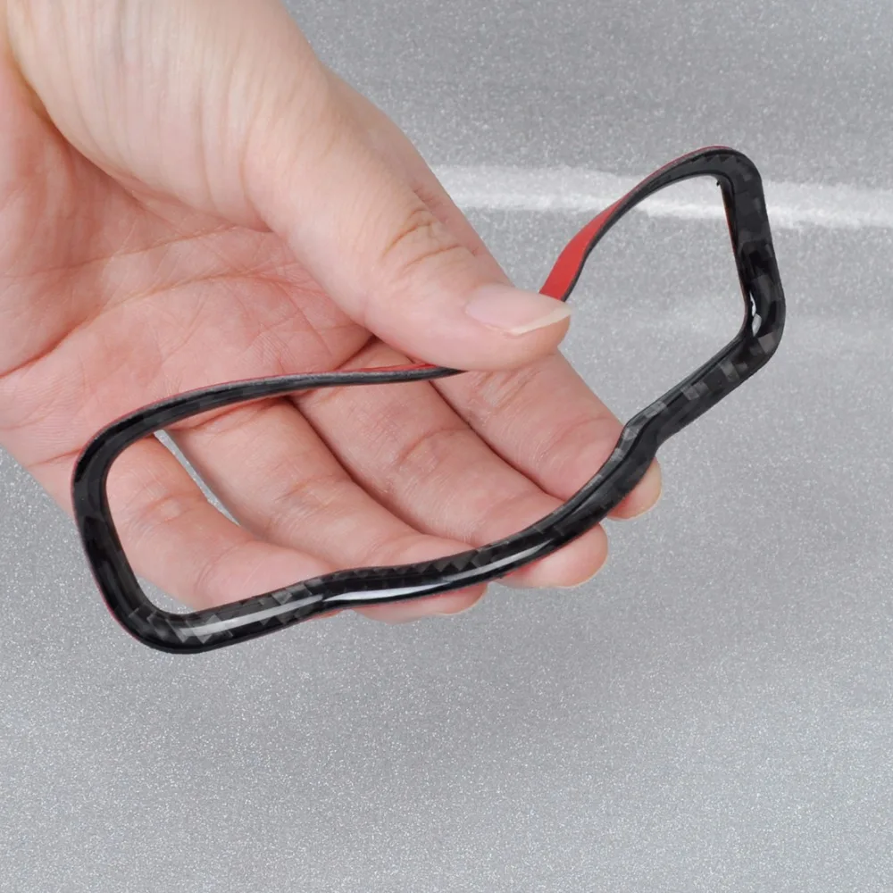 CITALL новый углеродного волокна фар кнопку декоративная накладка для Audi A4 A5 Q5 2007 2008