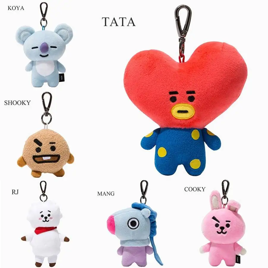 Горячая Kpop мультфильм CHIMMY COYA COOKY набивная сумка для игрушек Висячие Bangtan мальчики
