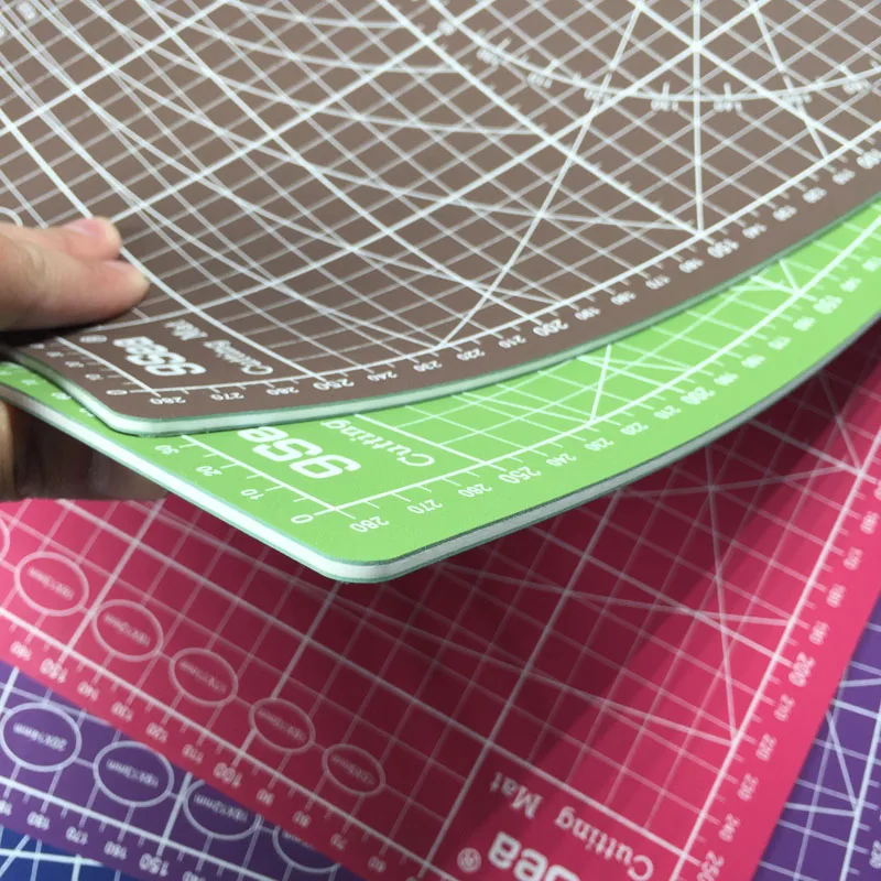 Двусторонний цветной коврик для резки A4 тканевый Высококачественная Белая
