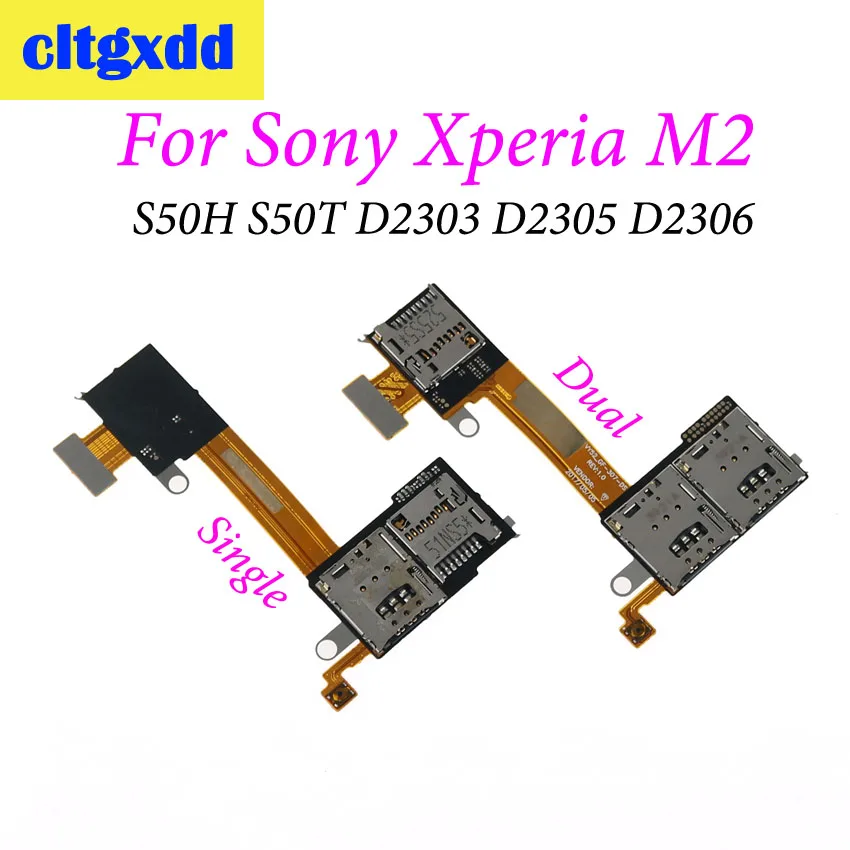 Cltgxdd sim карта TF слот для карты держатель кабель Sony Xperia M2 S50H D2303 D2305 D2306 кнопка