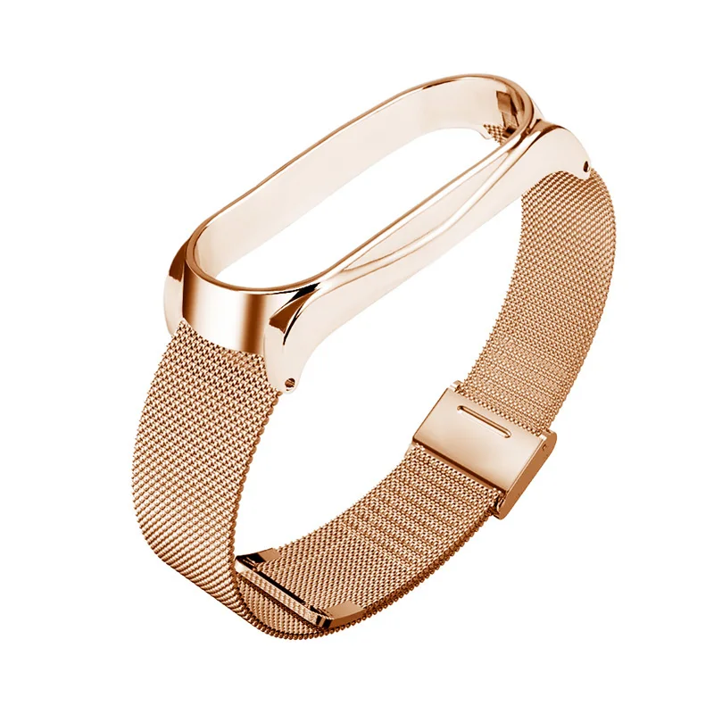 

Mi Band 3/4 Metal Mesh Strap Bracelet Band Wriststrap Belt for Xiaomi Mi Band 3/4 DU55