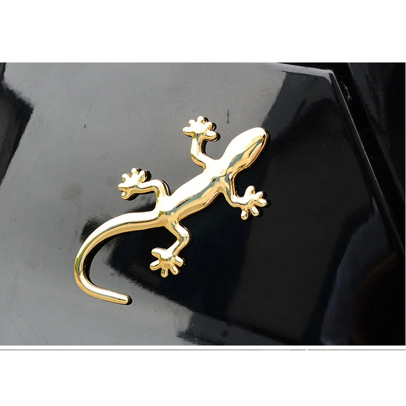 Забавные 3D наклейки Gecko эмблема укладки крышка кузова автомобиля для Ford Focus VW