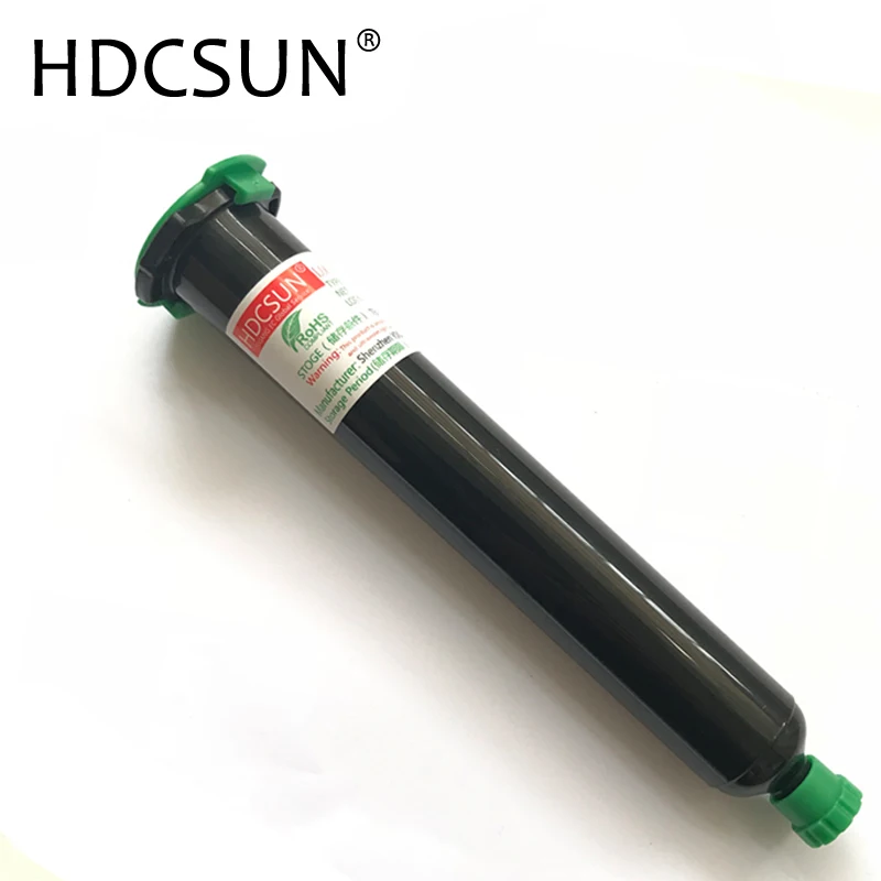 Жидкий оптический клей HDCSUN 50g УФ для сенсорного экрана samsung galaxy iPhone TP 2500 50 г|uv loca